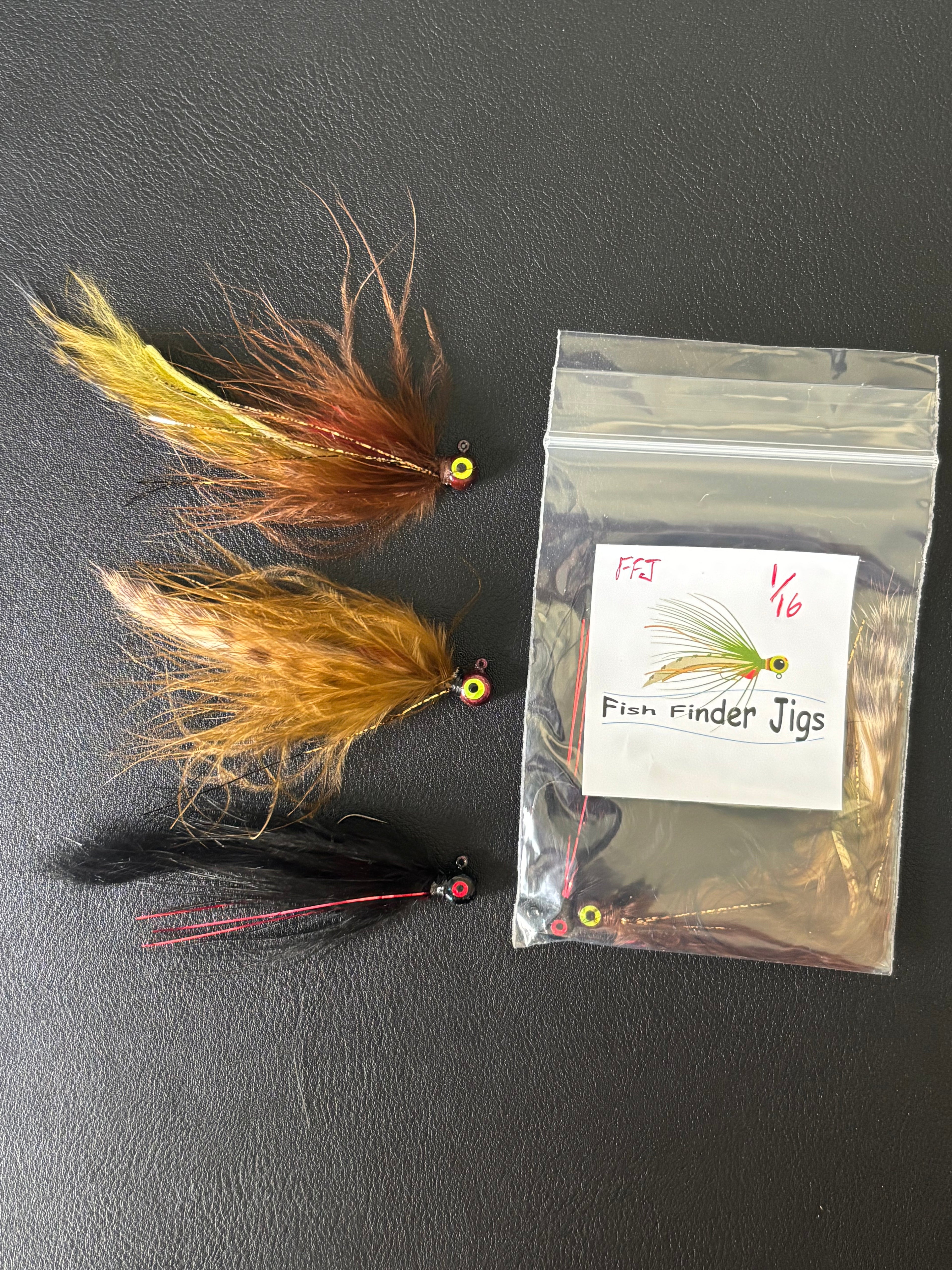 Fish Finder Jigs - Finesse Hair Jigs