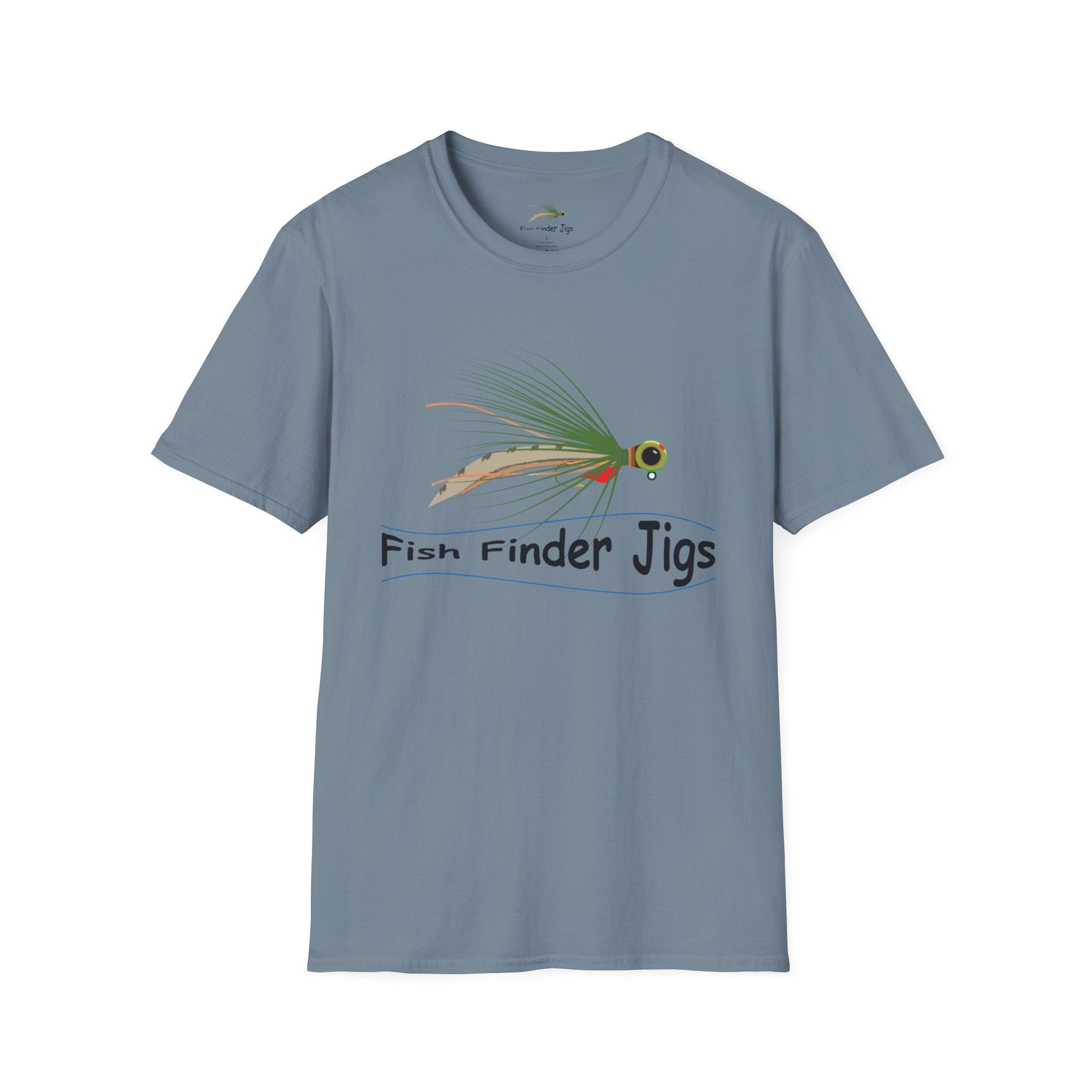 Fish Finder Jigs Logo T-Shirt