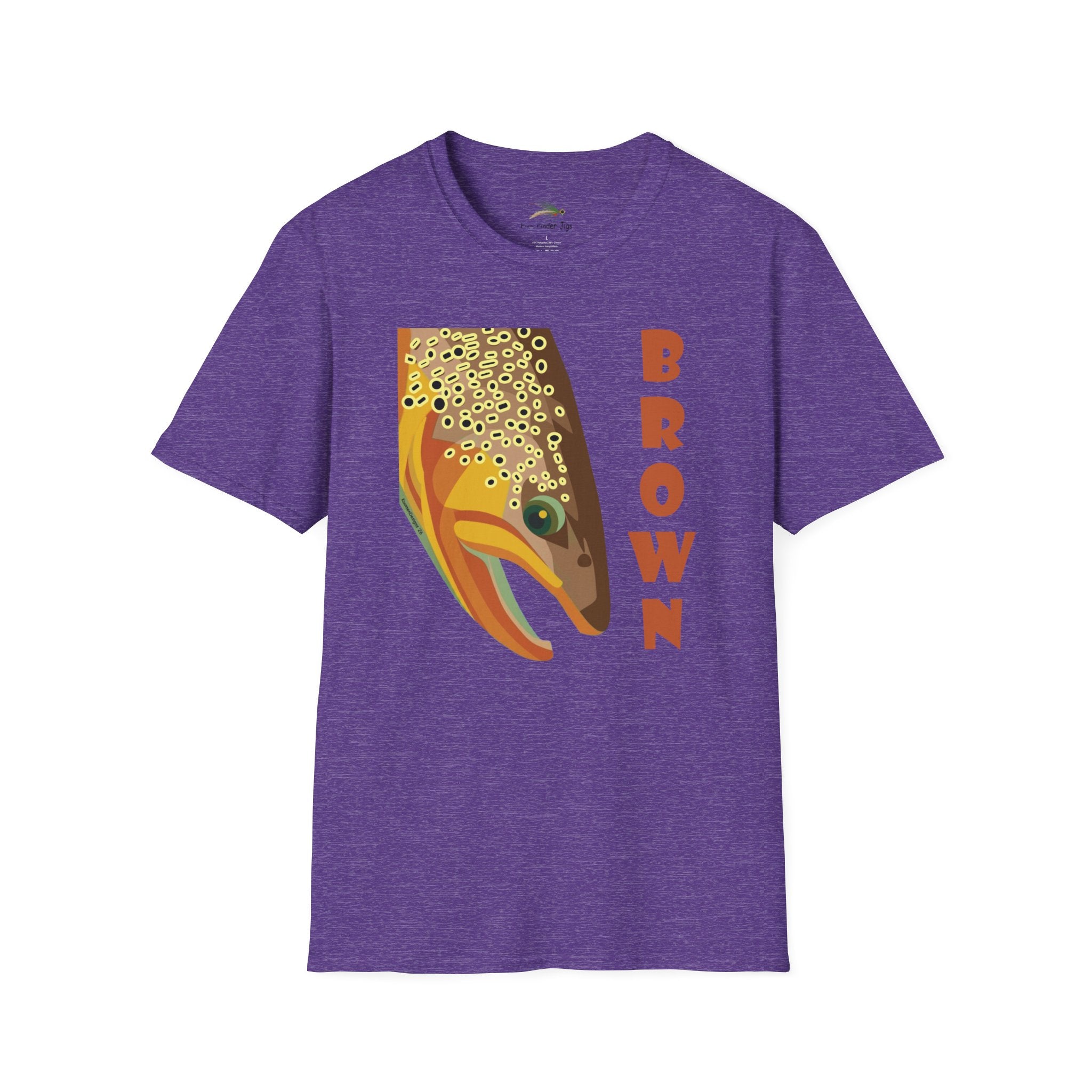 Brown Trout with Name T-Shirt