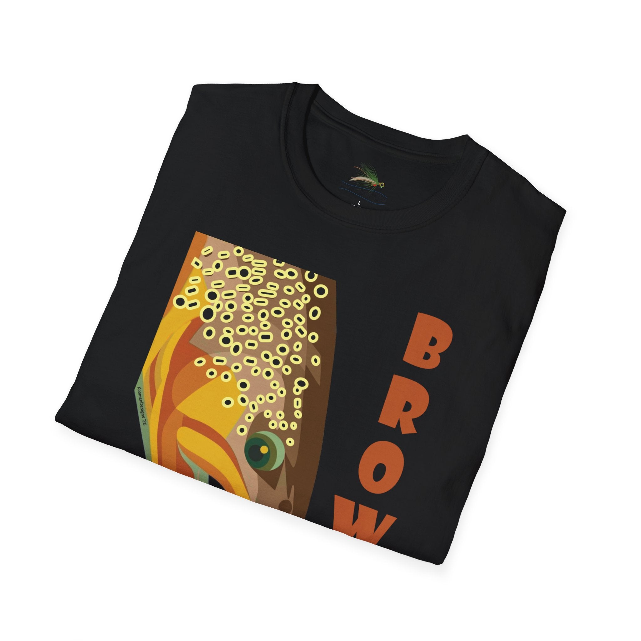 Brown Trout with Name T-Shirt