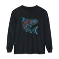 Electric Blue Trout  Long Sleeve T-Shirt