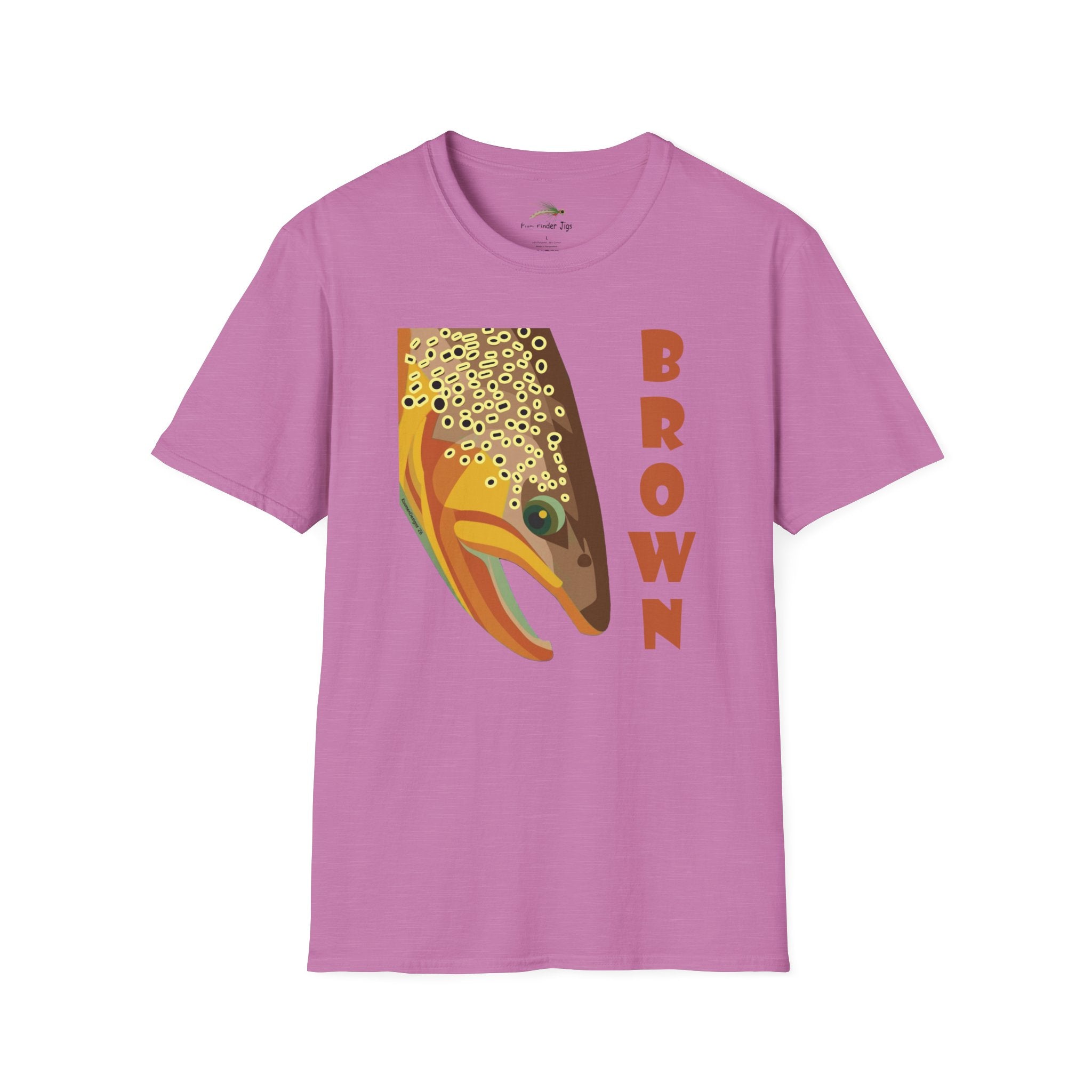 Brown Trout with Name T-Shirt