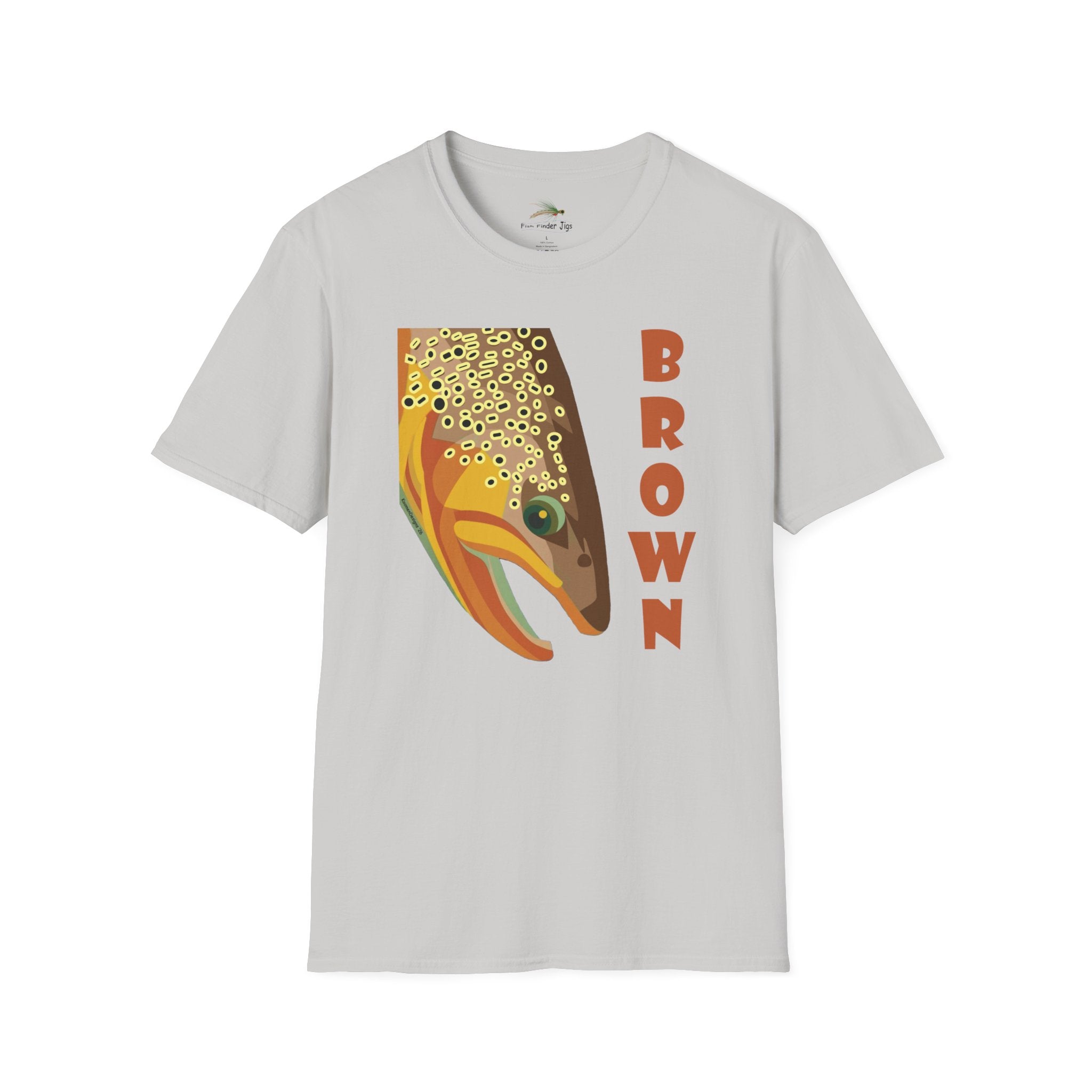 Brown Trout with Name T-Shirt